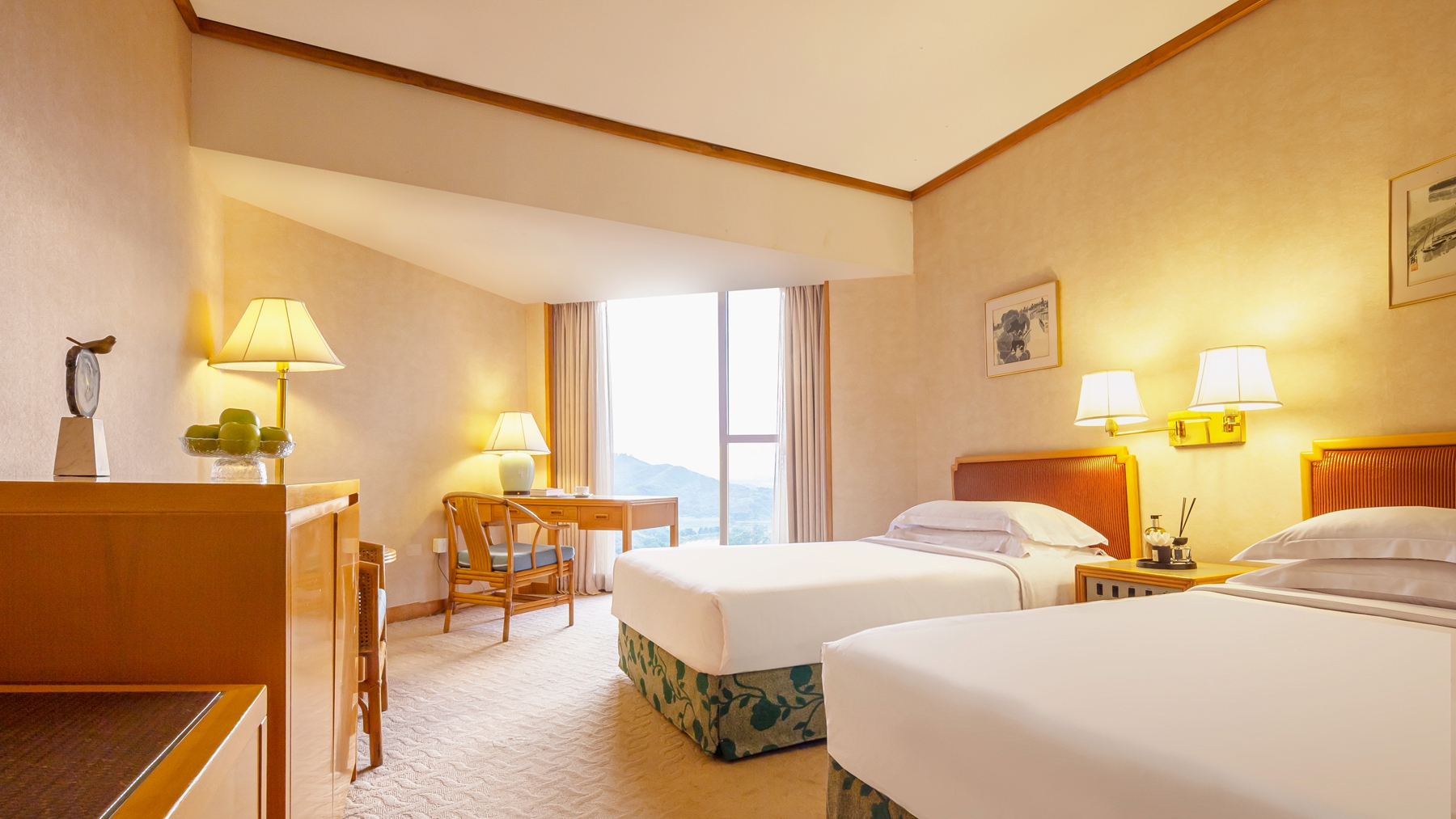 河景高級雙床房