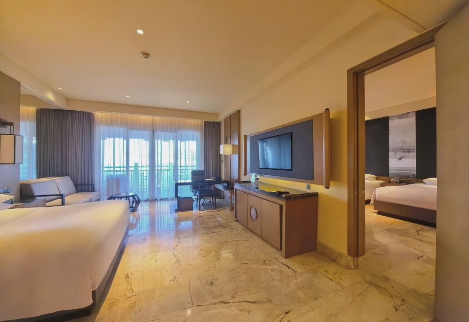 家庭雙臥海景連通房