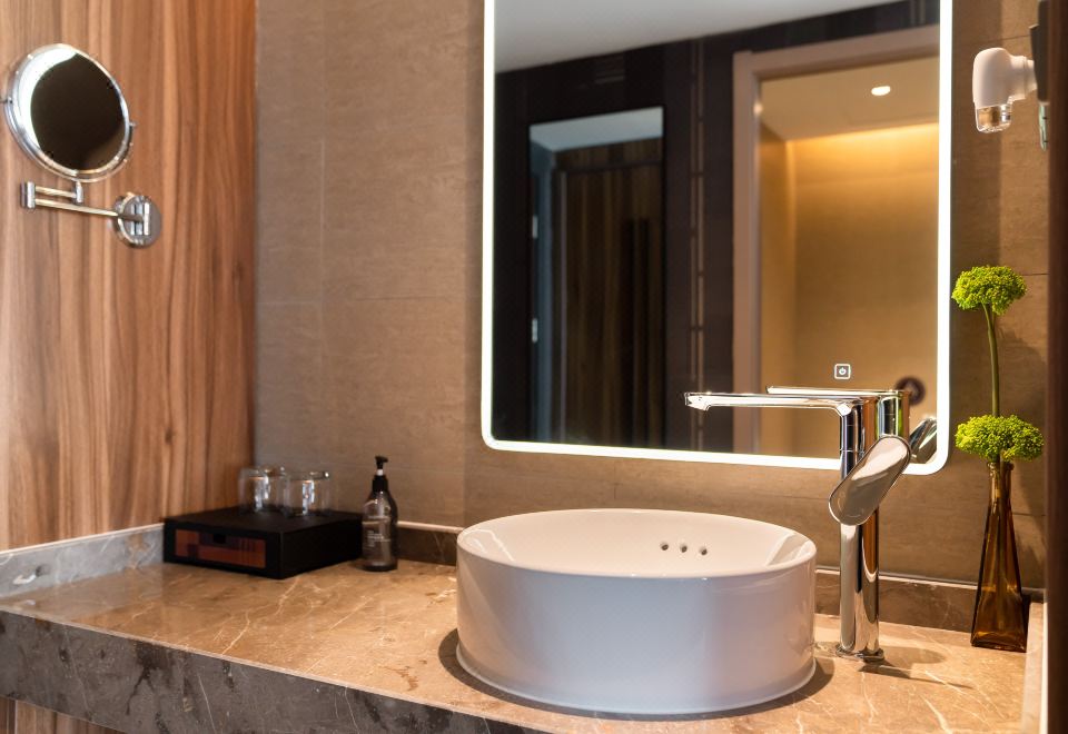 双床房【英伦风格，55寸可投屏电视】