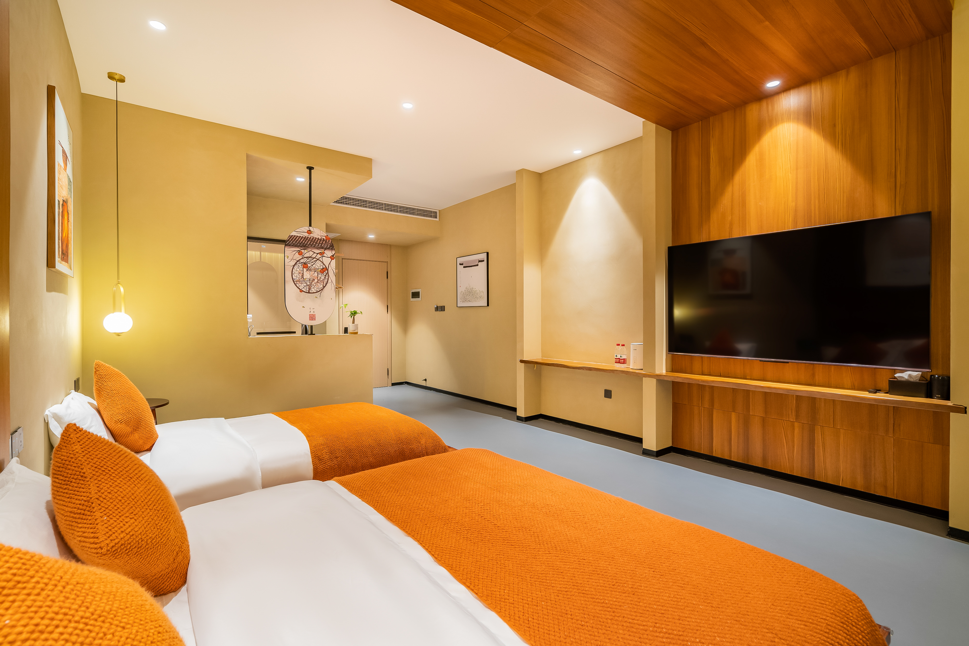 Yishan I Shi Homestay (Jim Paradise)涧水丨庭院亲子双床房（独立小院+可烧烤+智能客控）