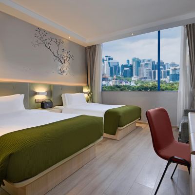 甄享雙床房 深圳南油花園城購物中心RANZ蘭茲飯店優惠