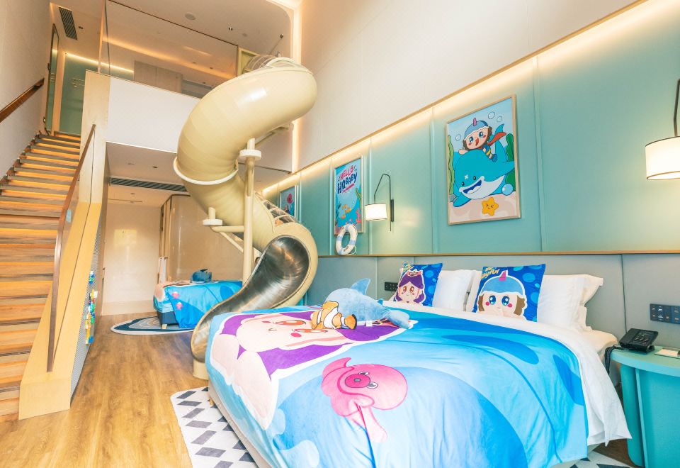 海泉寶貝主題温泉親子複式房（MINI吧+乳膠枕+私湯）