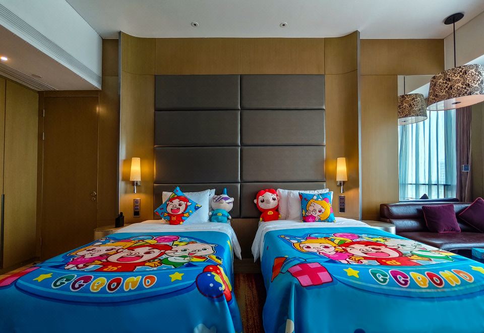 猪猪侠快乐派对亲子主题双床客房