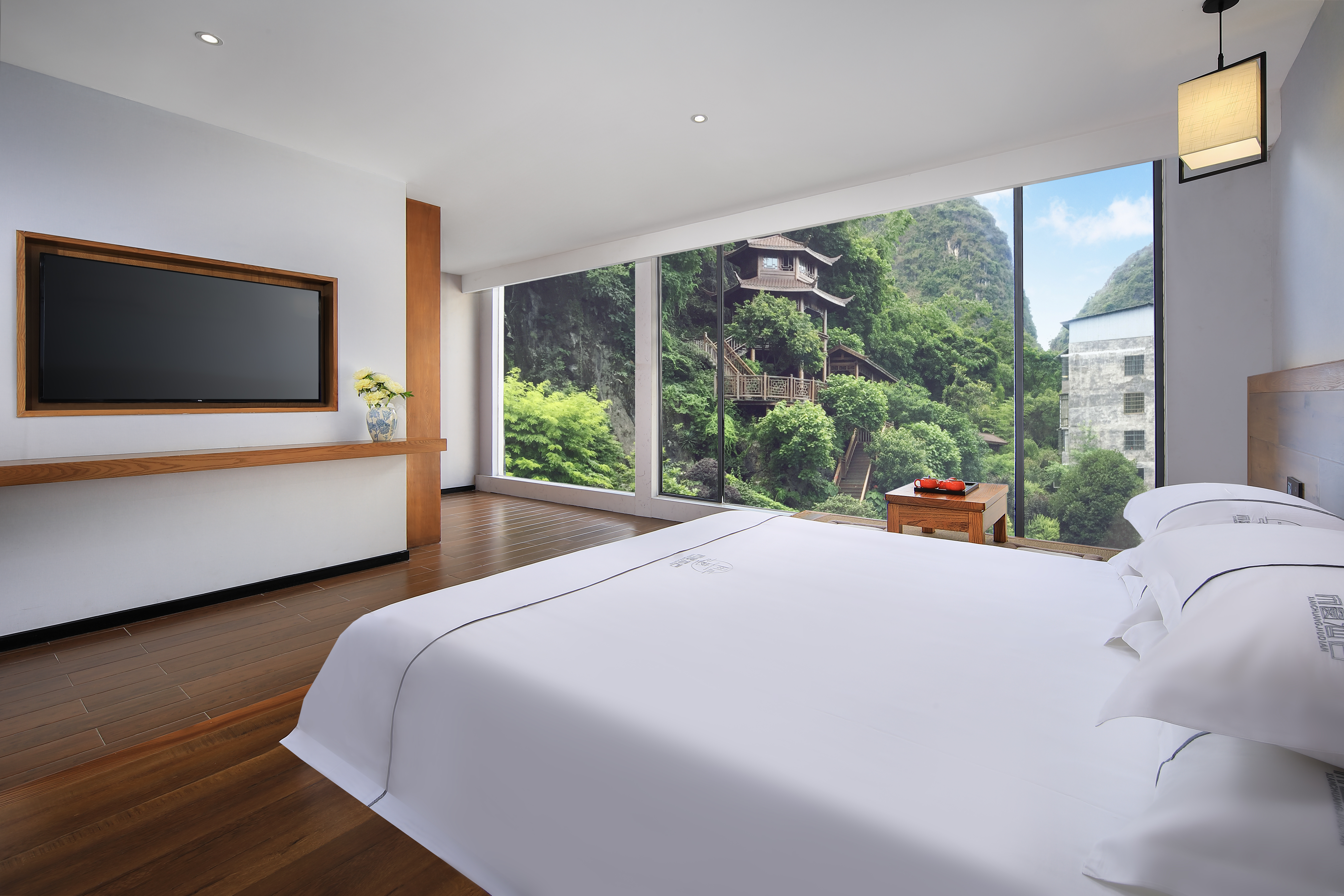 Xianchuang Hotel园景巨幕影院大床房（百寸幕布＋vip观影＋4K画质）