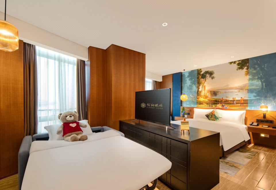 温馨家庭房（艺术主题+魅力城景）