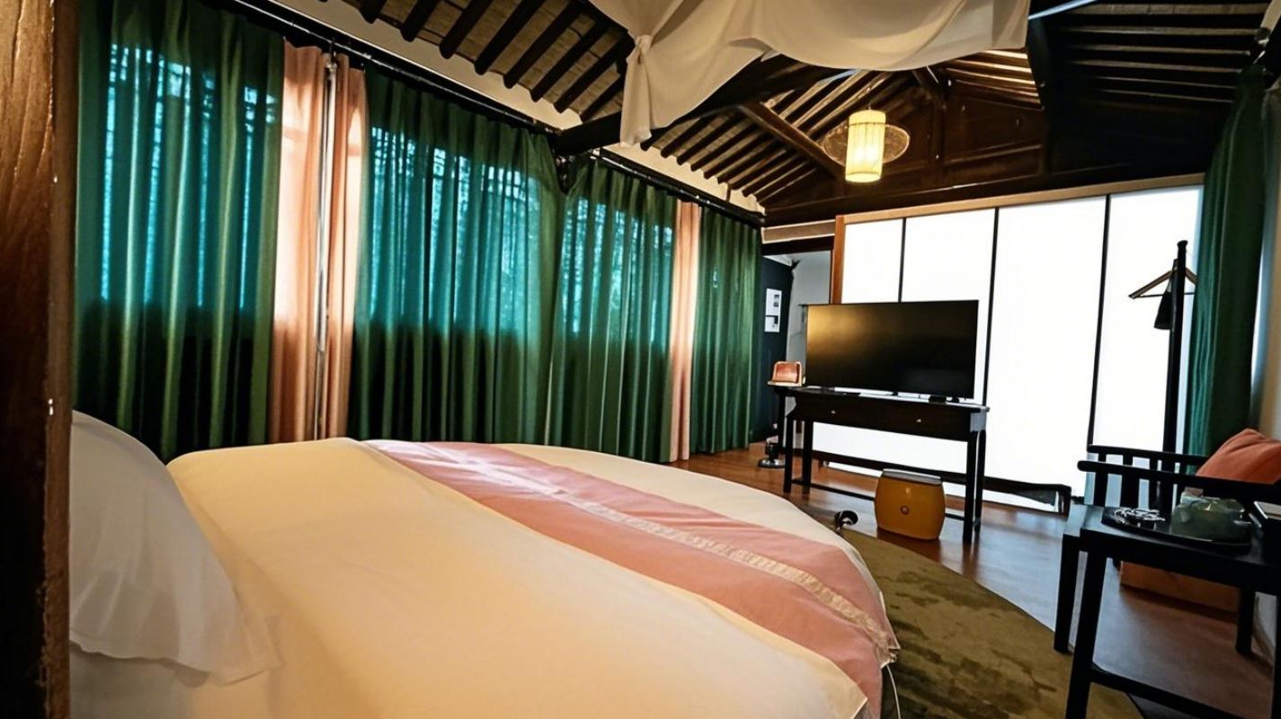 玩月居丨夢里江南丨情侶靜謐園床房