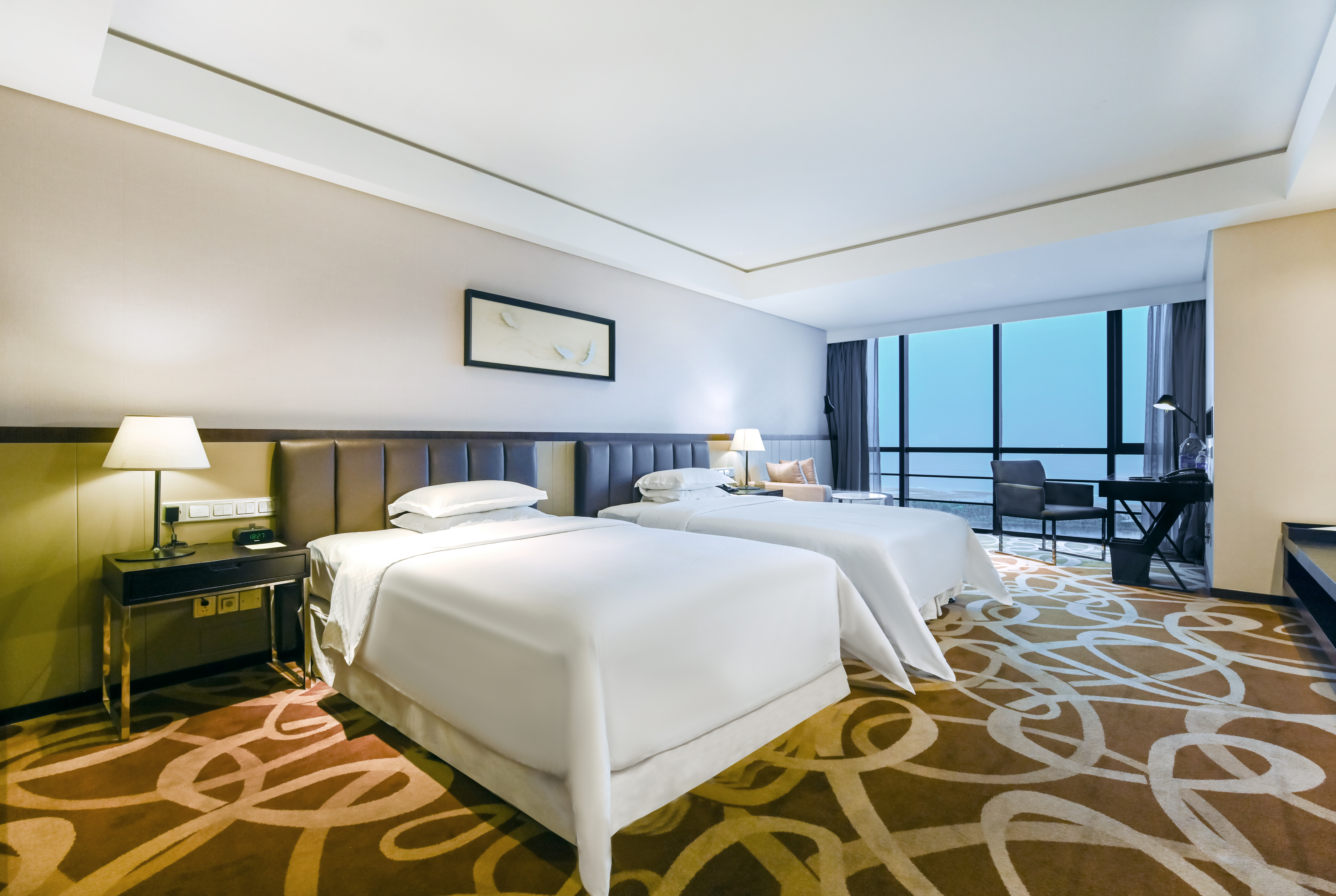 豪华海景双床房