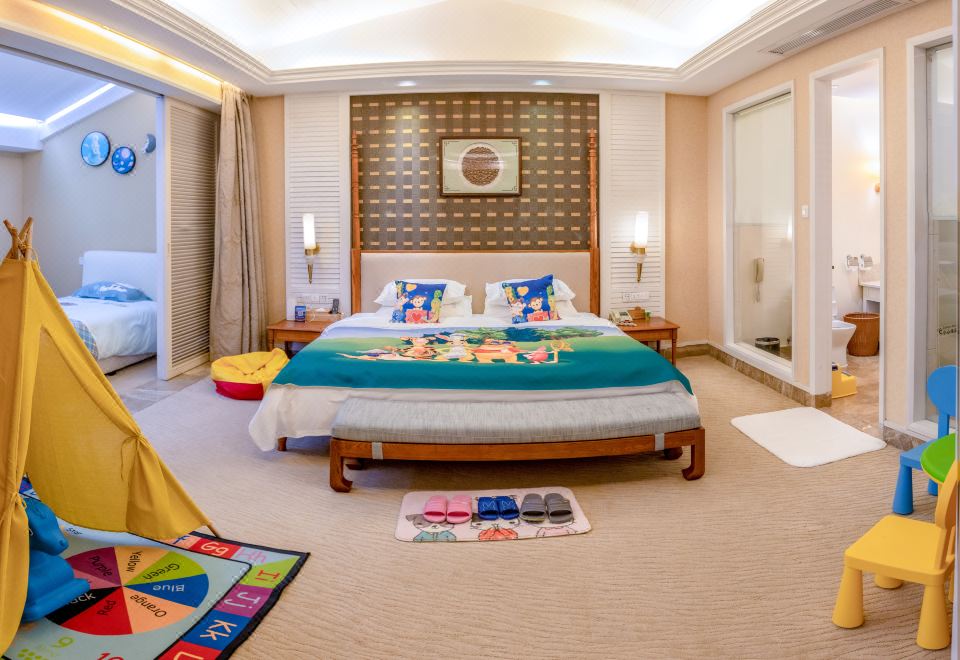 亲子观星家庭套房-一房一厅-欢乐小童房-家庭亲子泡池