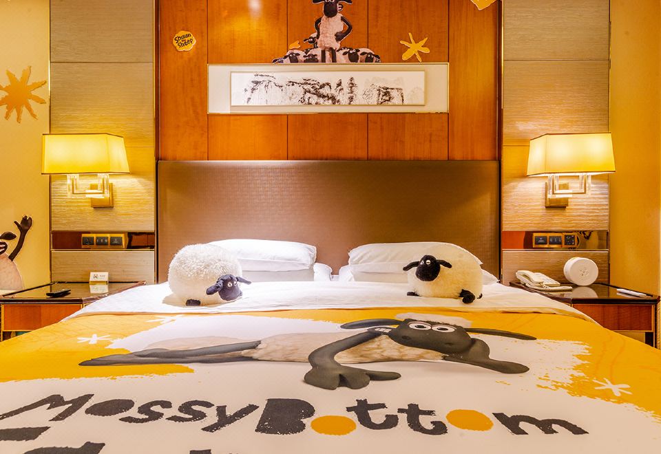 小羊肖恩亲子大床房