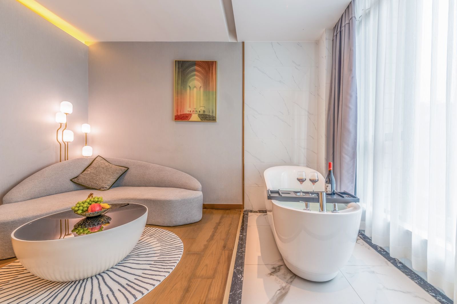 Leisurely·豪華大床房「智能客控+minibar+浴缸泡澡」