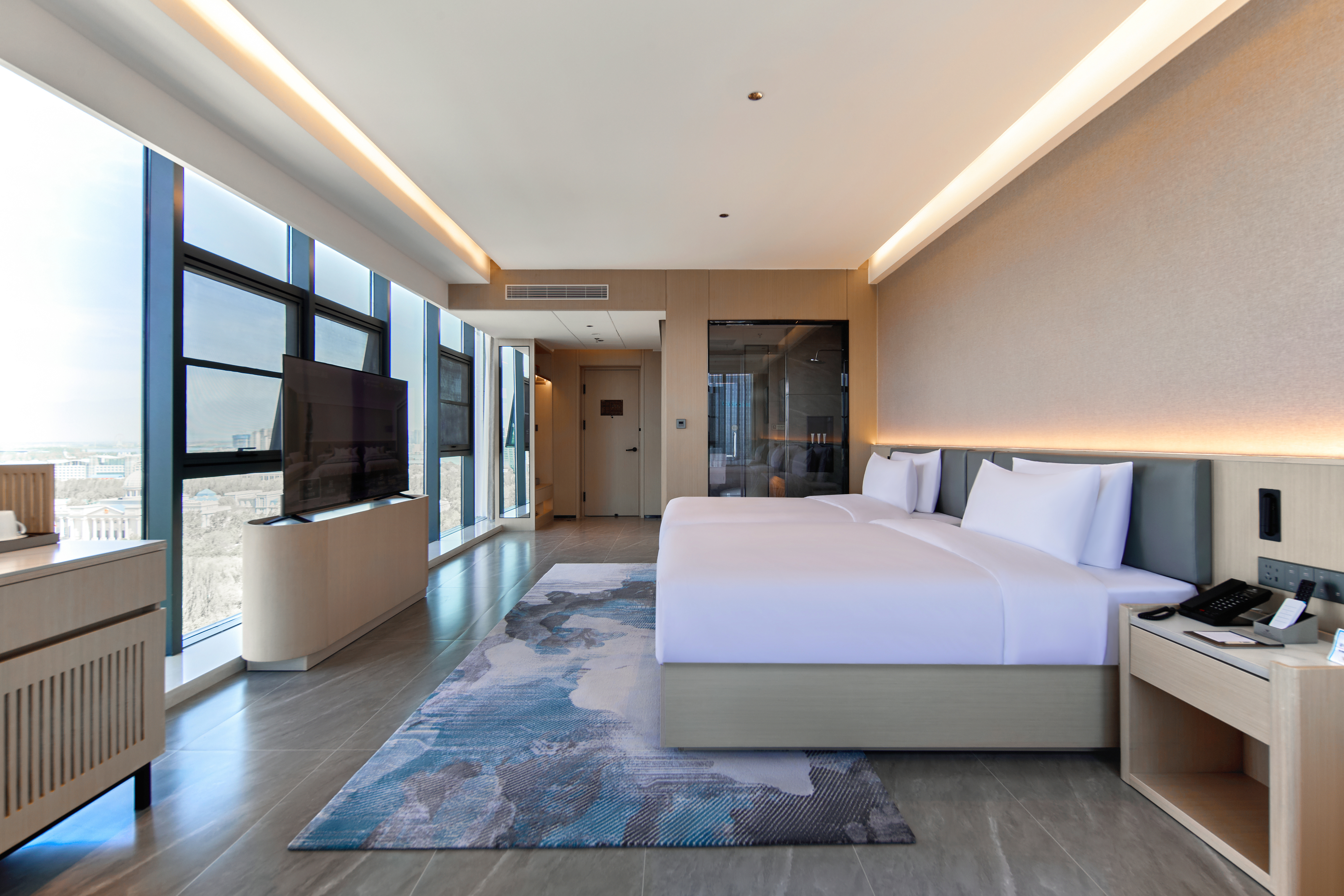 Wenhe Ruixi International HotelYiyun Mountain-View Twin Room