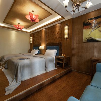 聽溪雅緻雙床房 麗江古城瀾舍設計師公館客棧優惠