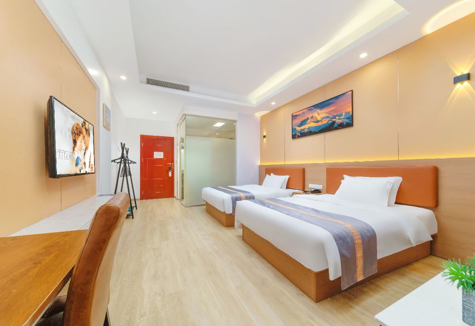 尊尚商旅双床房（榻榻米+超大房型）