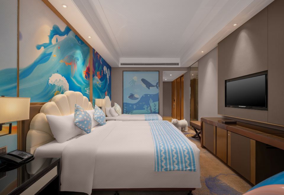 糖果飛屋主題雙床房（魚嘴小屋）