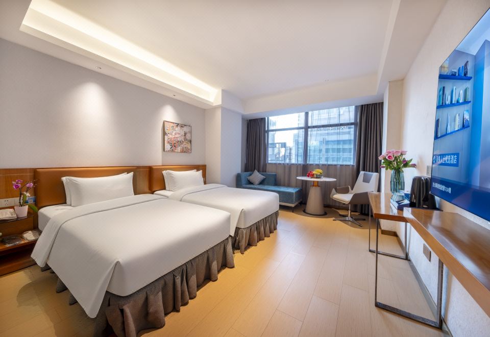 Insail Hotels Dongshankou Subway Station GuangzhouWelcome Business Twin Room