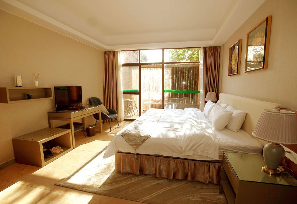 半山别墅花园大床房|独立温泉池