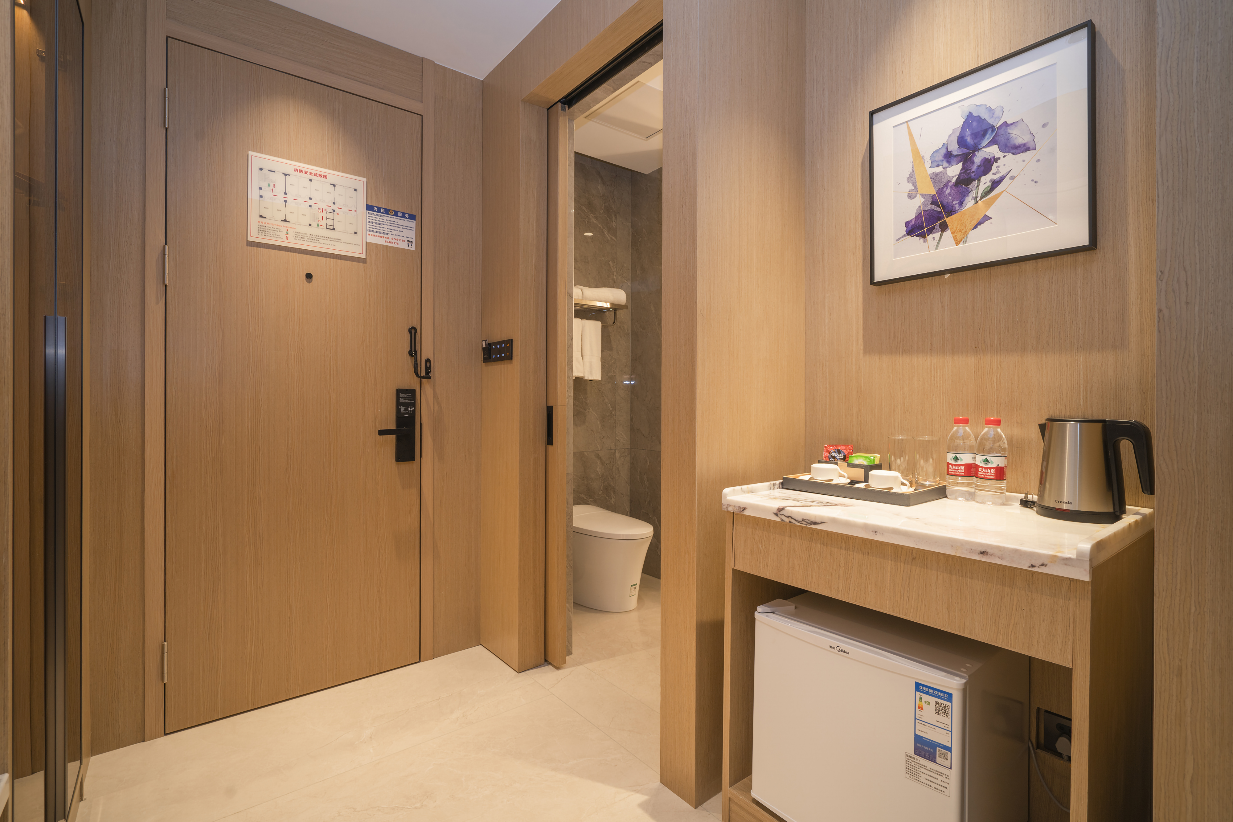 豪华双床房【零压记忆床垫+舒适羽绒被+乾湿分离】