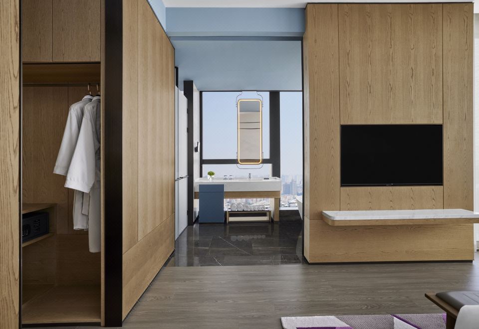 270°大落地窗城市景观|全景大床房