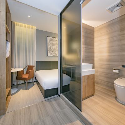 巨幕影音大床房（80寸巨幕投屏） 恩澤星玥飯店（三坊七巷達明路美食街店）優惠