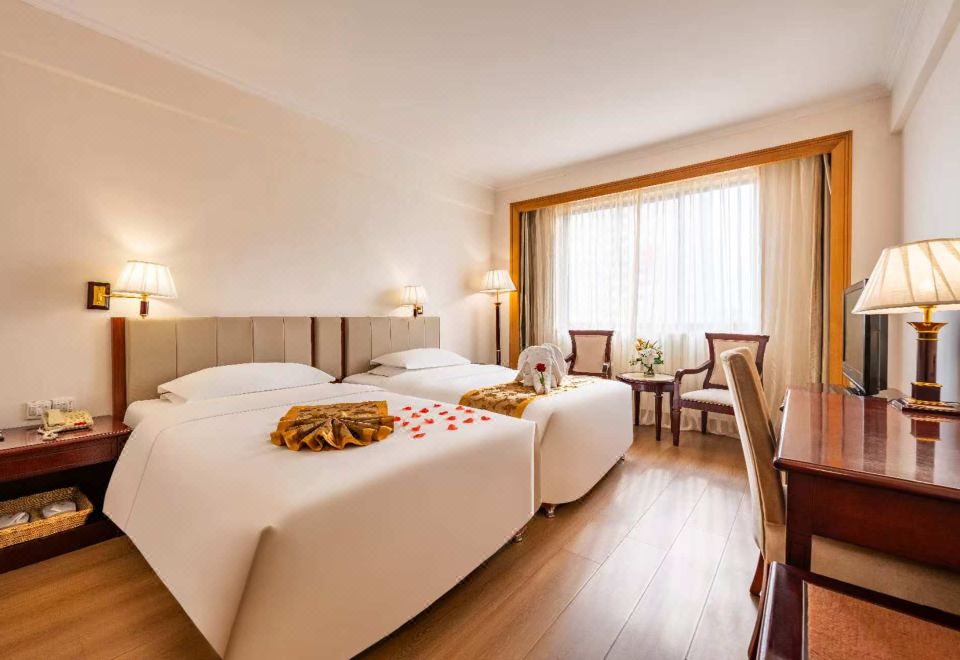 唐樂清享雙床房