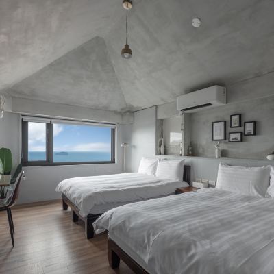 海景高級四人房 九份海論民宿優惠