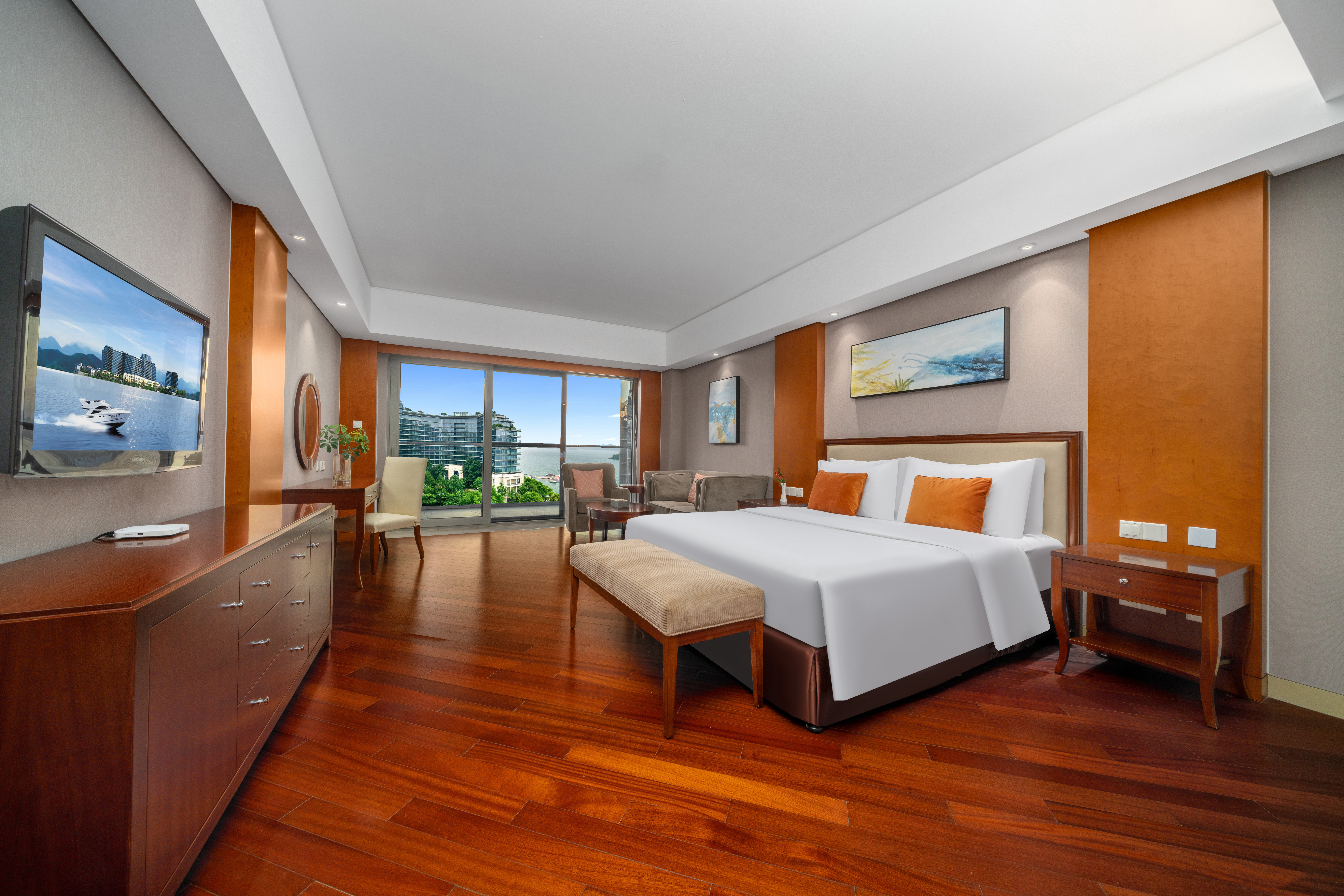 1号楼湖景豪华大床房