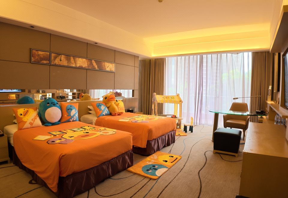 B.duck小黃鴨親子主題雙床房