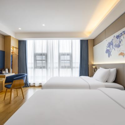 樂享雙床房（智能客控＋電動窗簾＋助眠音樂） 182PARK精品公寓（江北國際機場店）優惠