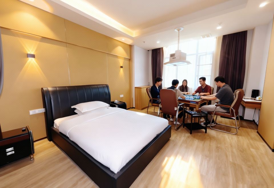 好運麻將大床房（空氣凈化器+冰箱+寬敞窗戶）