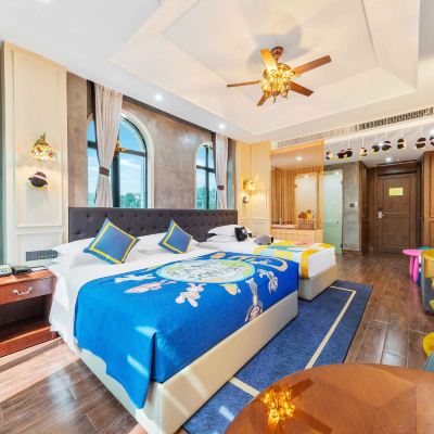 天門山景|侯爵家庭房「中央空調|孩童洗漱品|悠享山景」 張家界肖恩城堡優惠