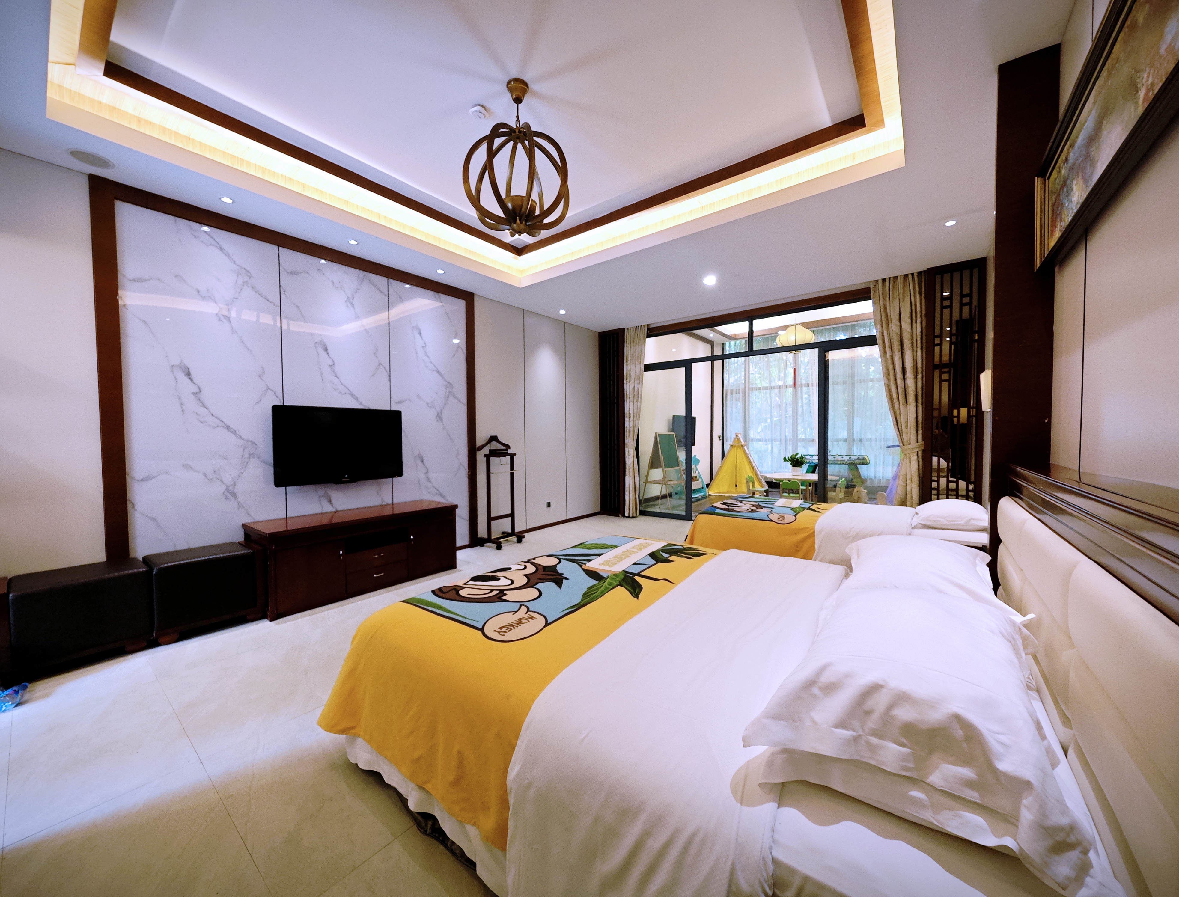 别墅汤屋亲子套房（室内私汤泡池）