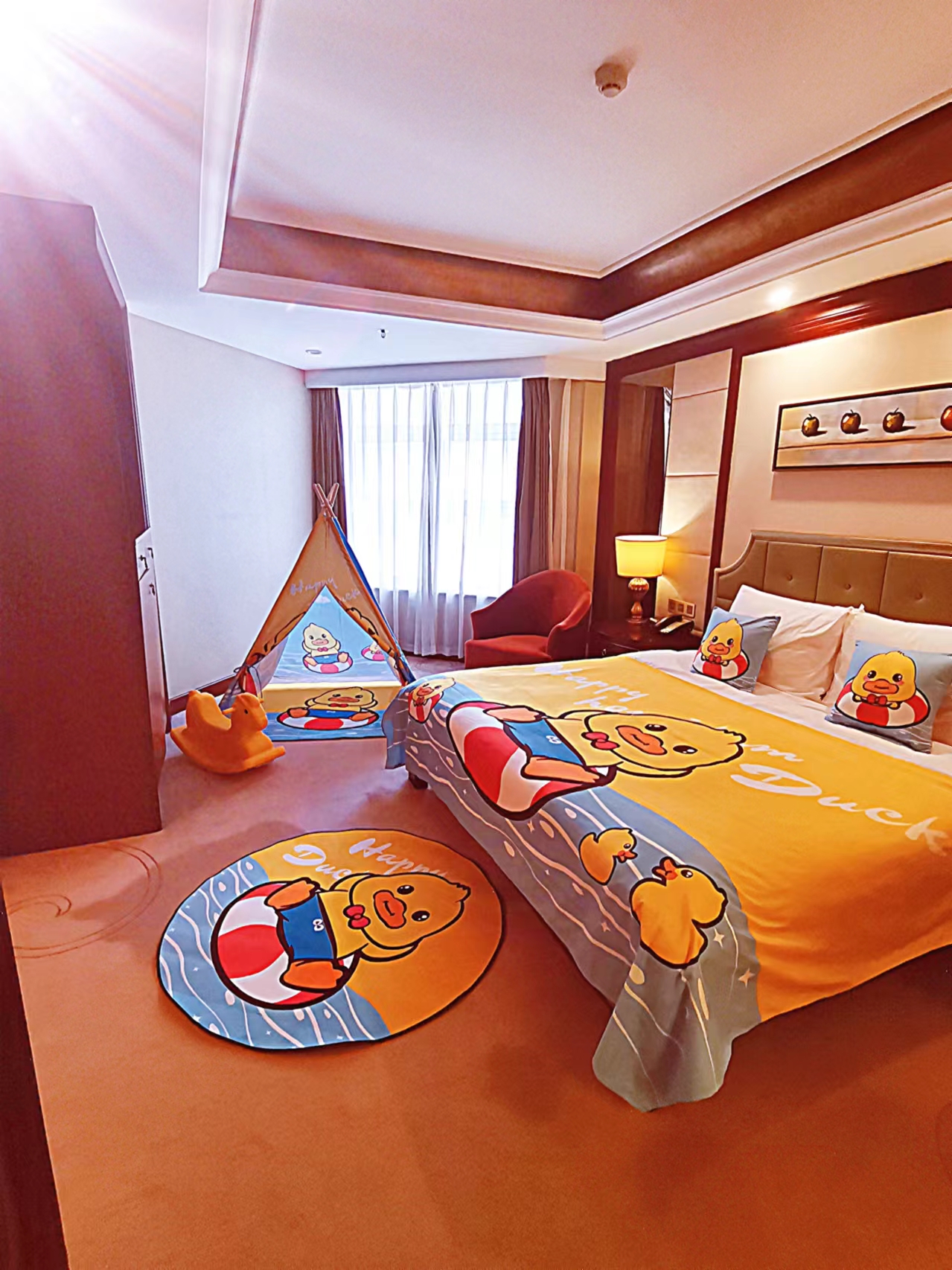 主题亲子三人套房