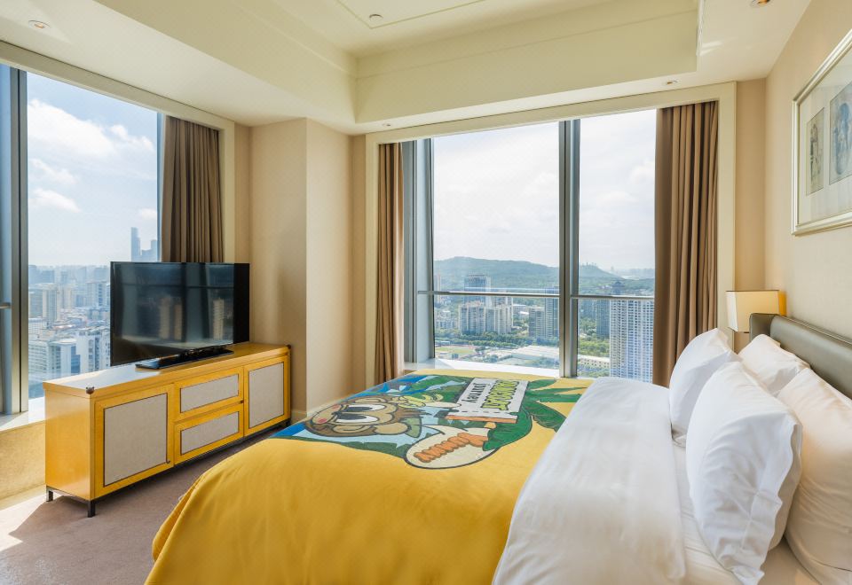 顶呱呱豪华家庭房（城市景观+三床一衞+亲子布置）