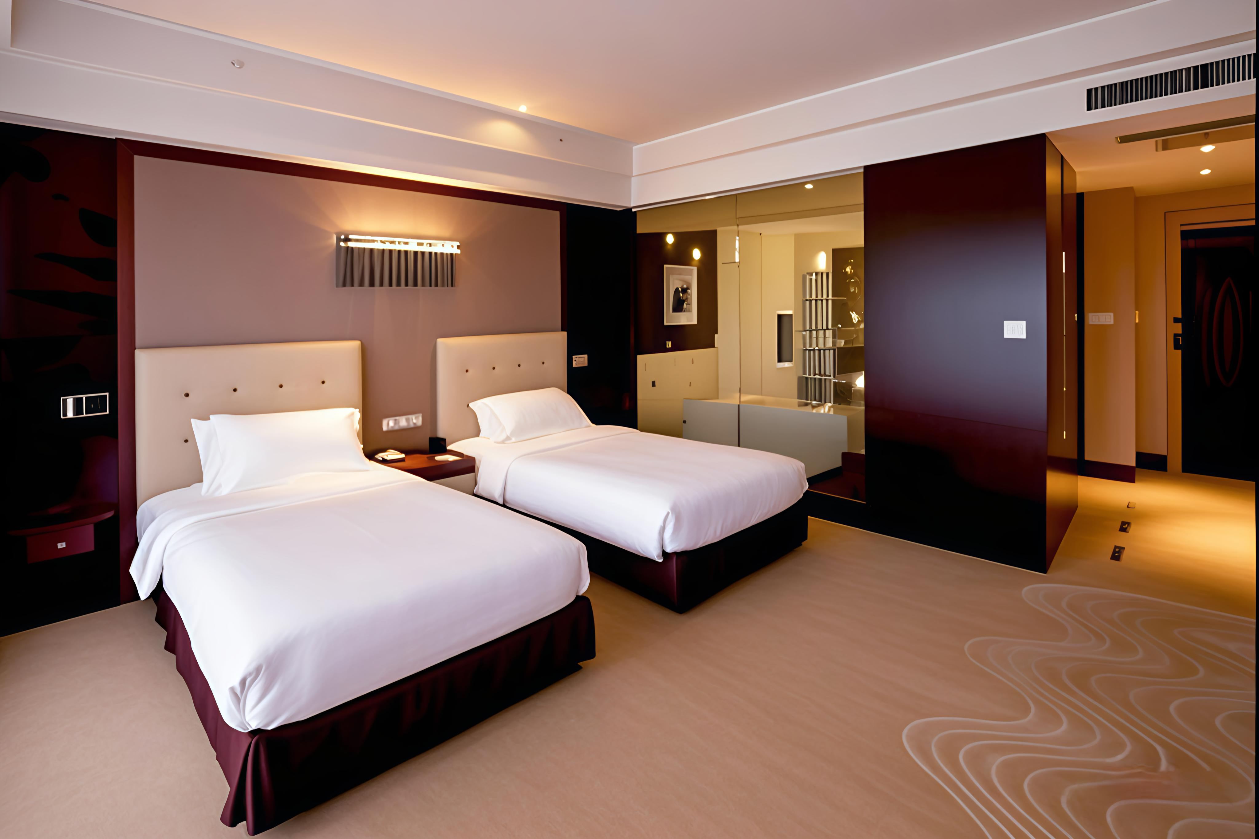 5号楼?园林双床房【落地窗+乾湿分离+舒适睡眠】