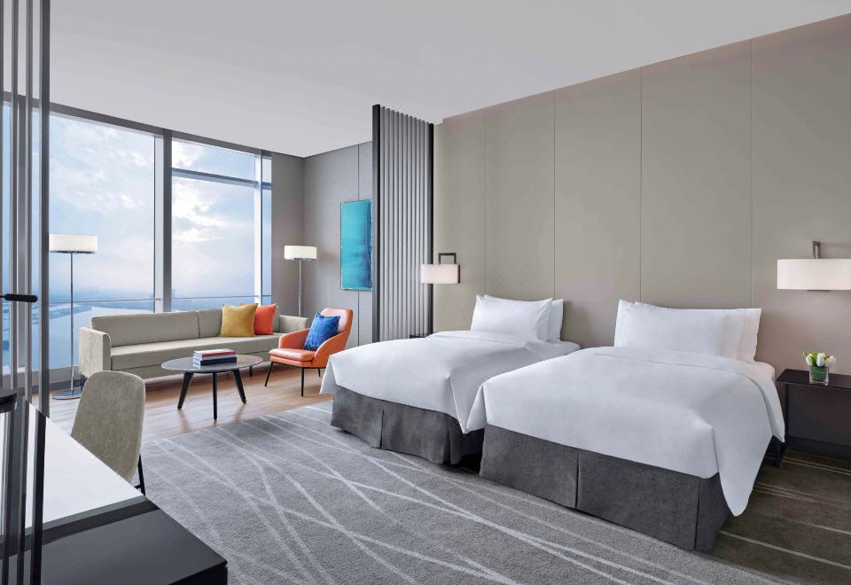 N3尊贵豪华湖景双床房（摩天轮景）