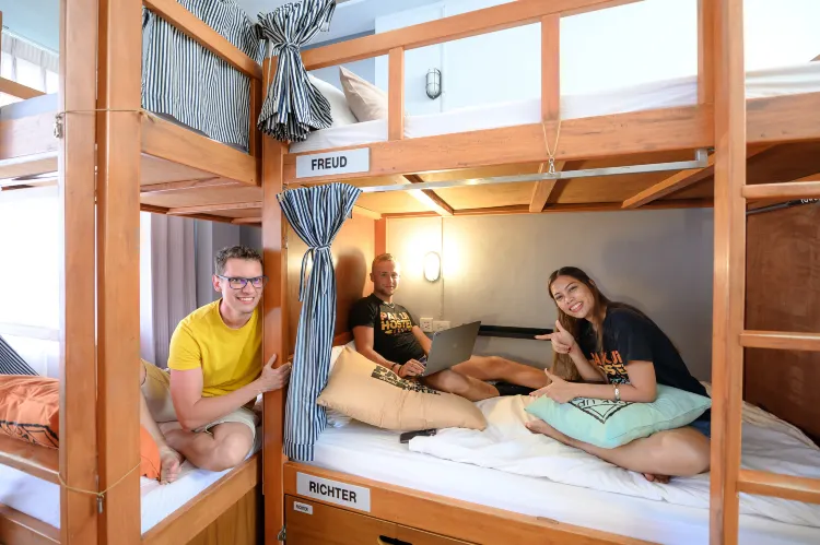 Bed in 10 Beds Female Dormitory with Shared Bathroom