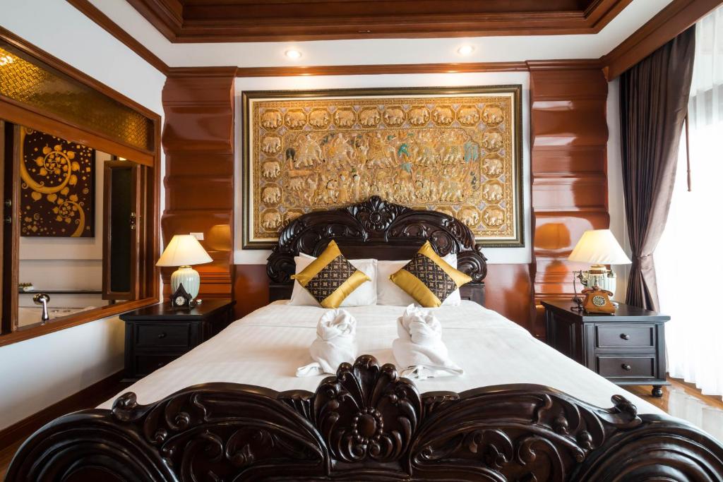 奢华特大床房（带水疗浴缸和阳台） 禁烟