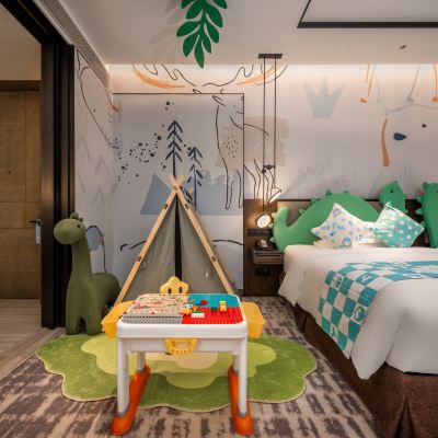 夢遊XIAN境主題雙床房（森系帳篷丨玩具桌丨繪本） 烏鎮皇冠假日飯店優惠