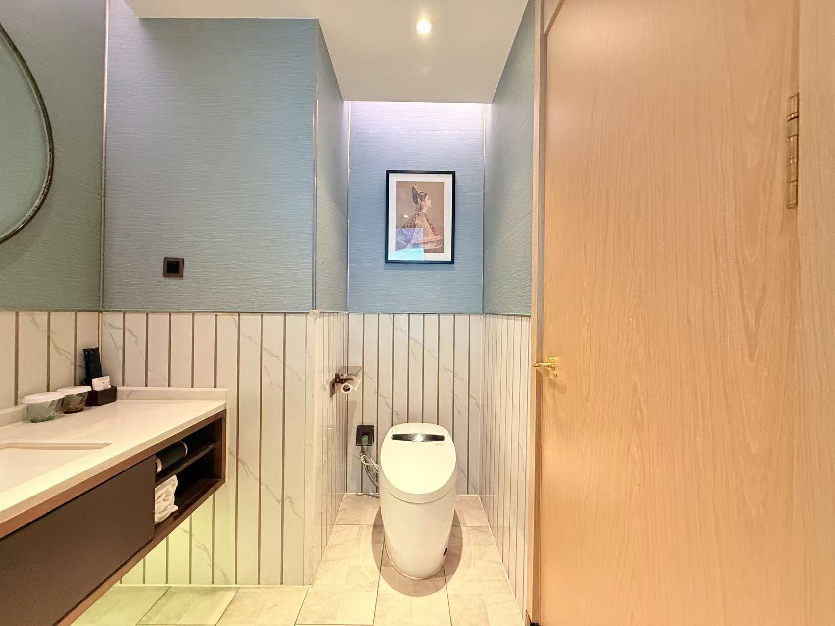 风雅商务山景房（智能马桶-冰箱-裸棉寝具-城市景观）