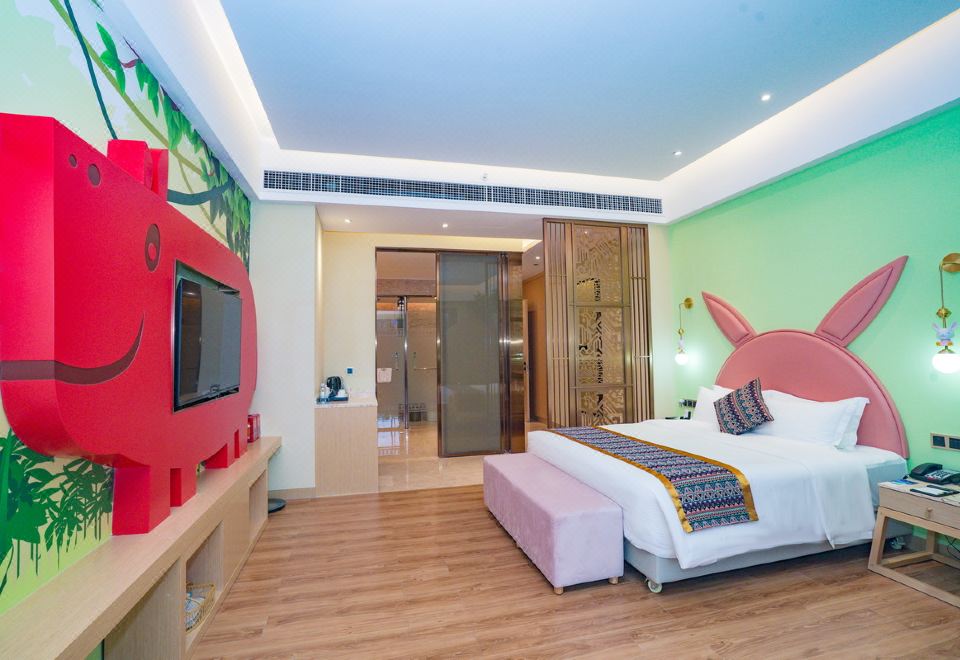 酒店B棟卡通大床房I獨立泡池