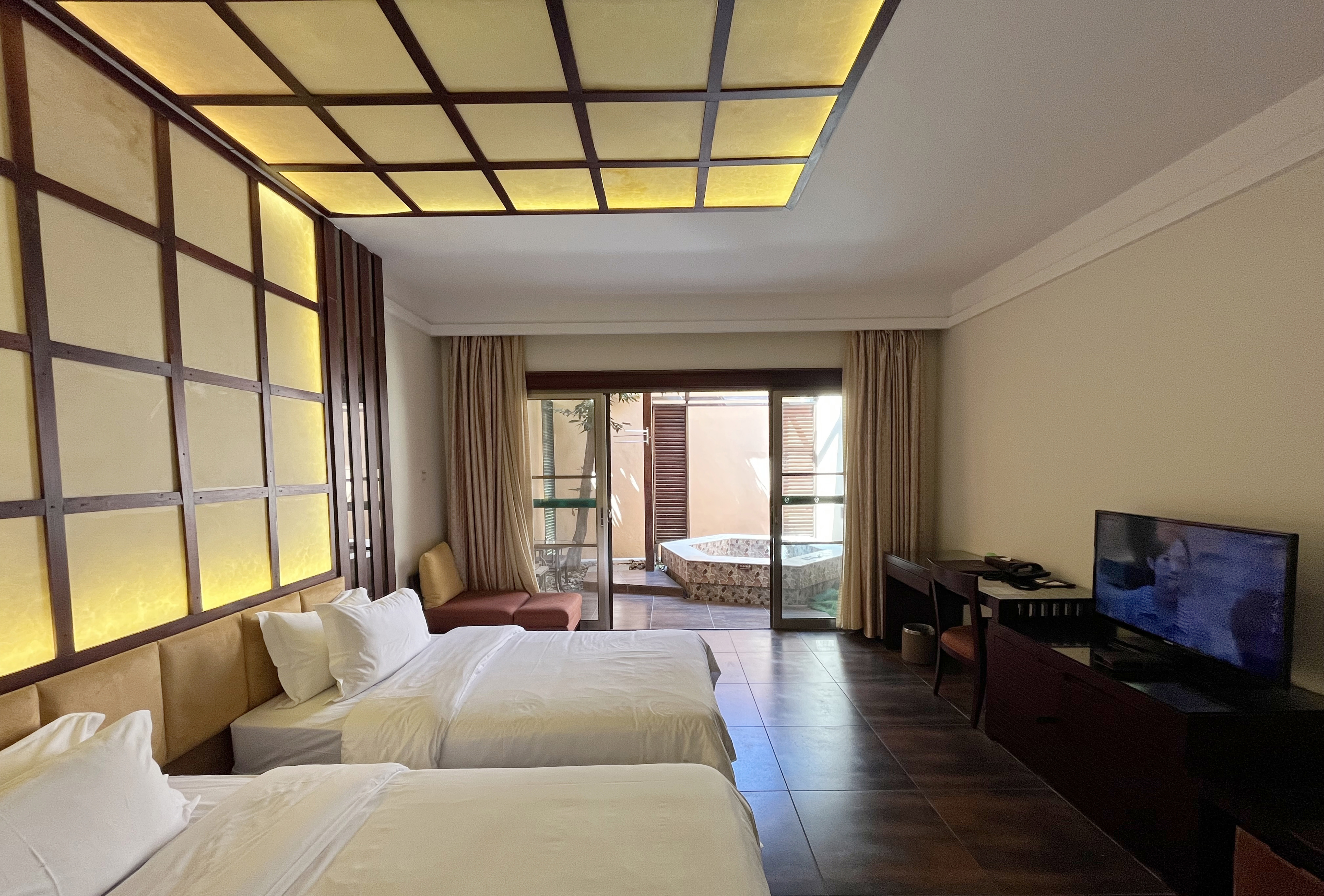 庭院别墅花园复式房|独立温泉池