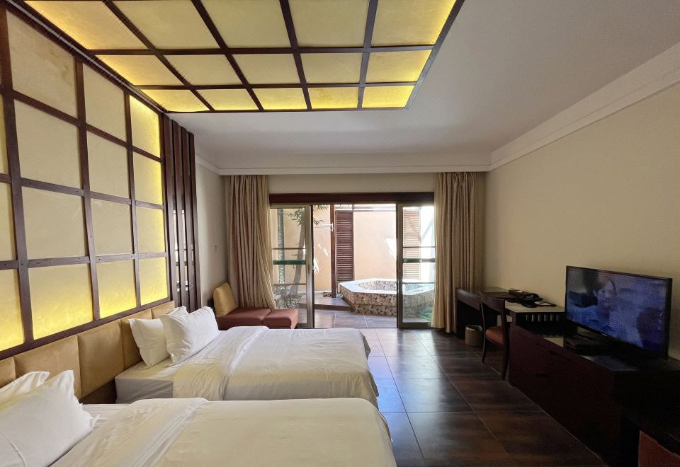 庭院別墅花園復式房|獨立溫泉池