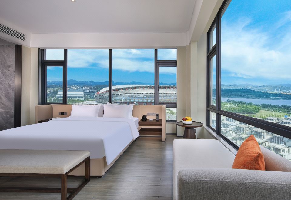 大隐于市·泊隐套房（两房一厅270°景观+百寸巨幕+浴缸）