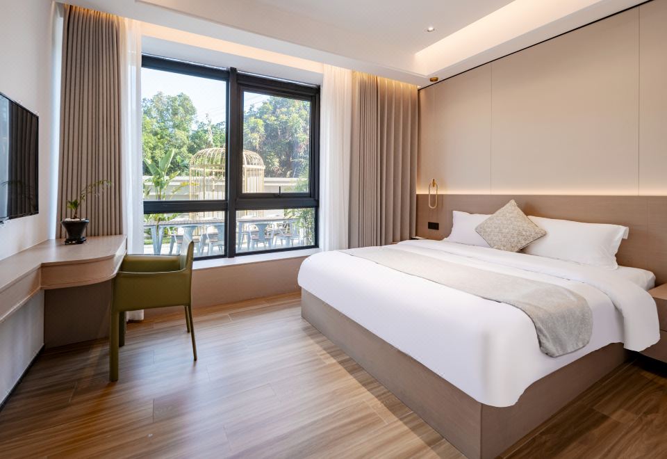 伴海·别墅大床房|洗衣机+冰箱