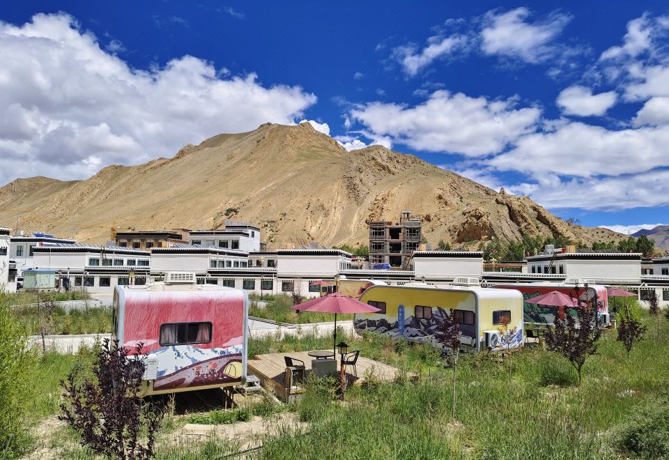 Pingcuo kangsang Everest base camp oxygen rich HotelOxygen Diffusion, Terrace Starry Sky Family Rv (Lounge Meeting Area)