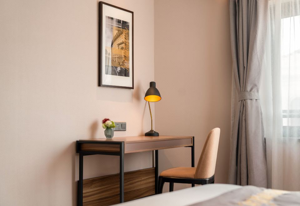 雙床房【英倫風格，55寸可投屏電視】