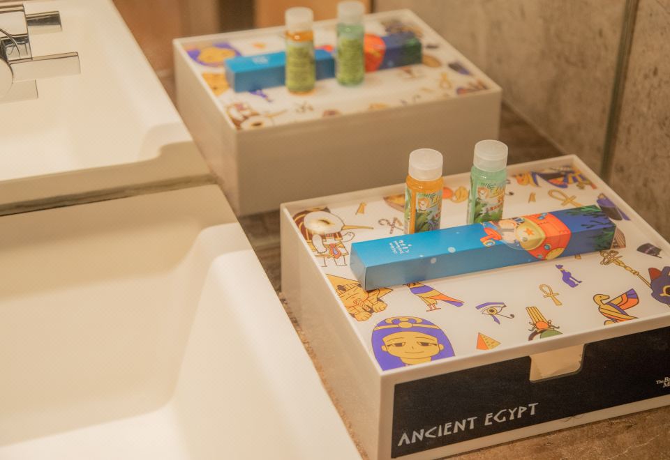 埃及萌神親子主題雙床房