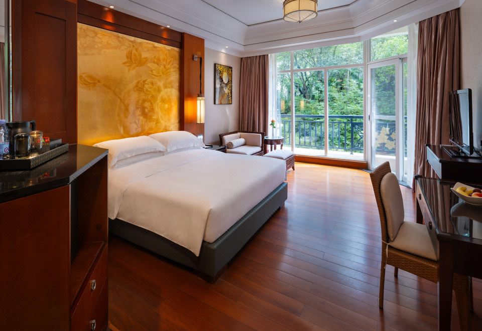 深度睡眠園景大床房-智能U眠床墊