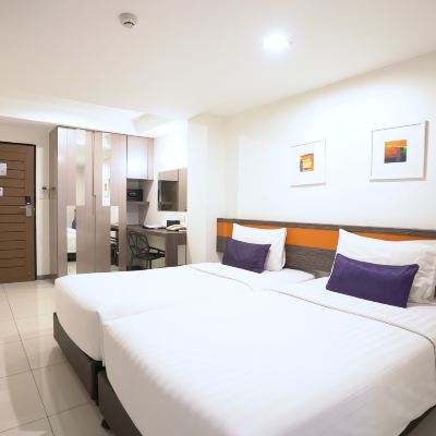 高級雙床房 曼谷水門立方飯店優惠