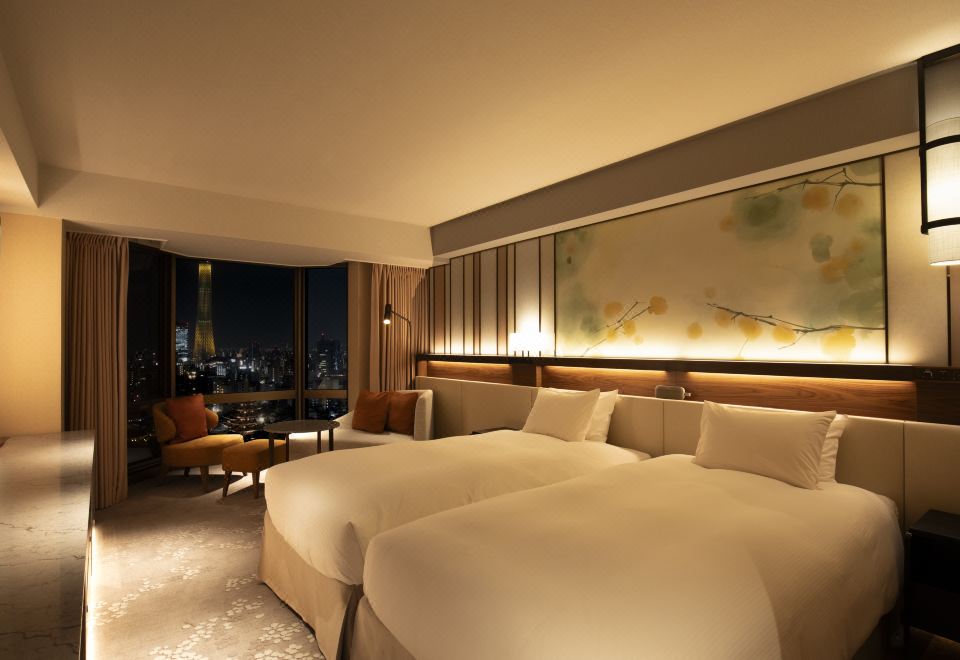 行政雙床房晴空塔側